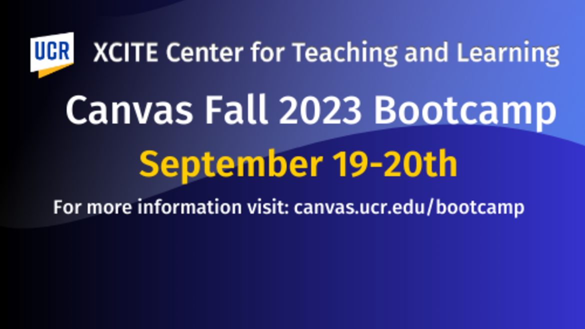 canvas fall bootcamp september 19-20th 2023 at 2:00pm