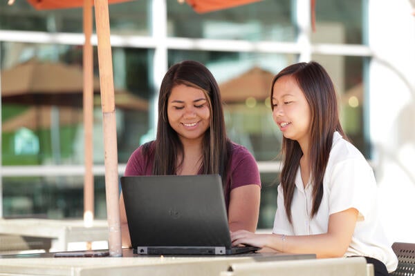 Student At Computer