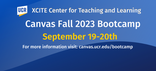 canvas fall bootcamp september 19-20th 2023 at 2:00pm