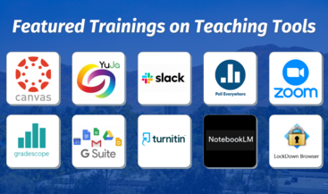 ED tech tools workshops graphic.